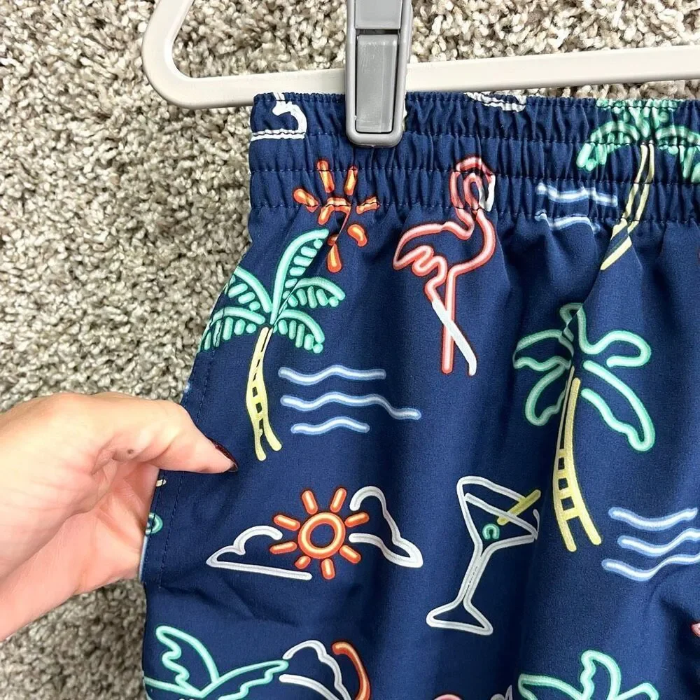 Chubbies Swim Trunks Men’s Medium‎ The Neon Lights 7”